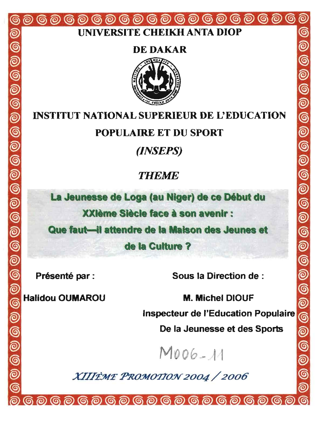 Au Niger De 1992 À� 1994 23� a - Les Aspirations En Matière D'activités Sportives 23� 1 - Les Amateurs Des Disciplines Sportives 24