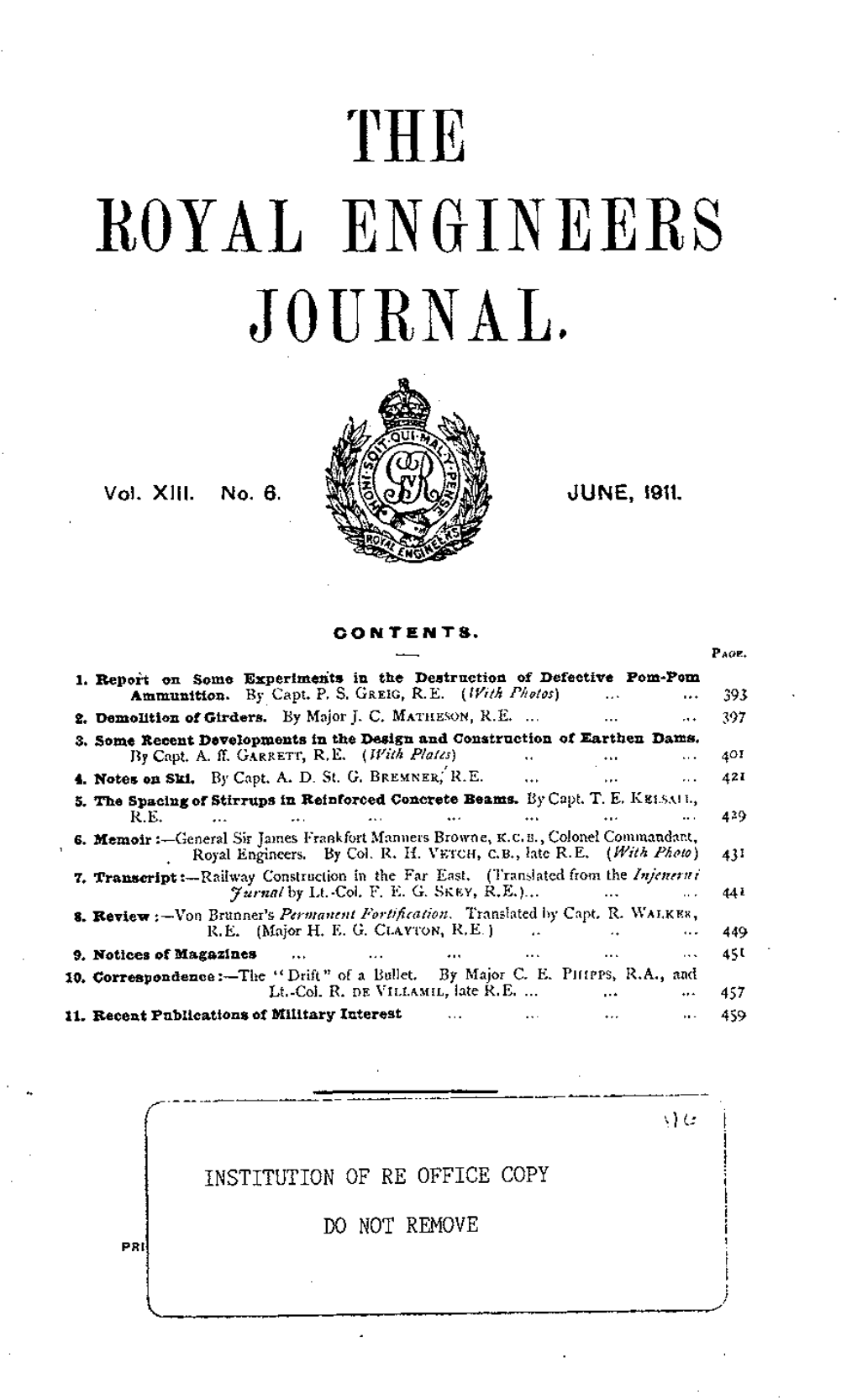 The Royal Engineers Journal