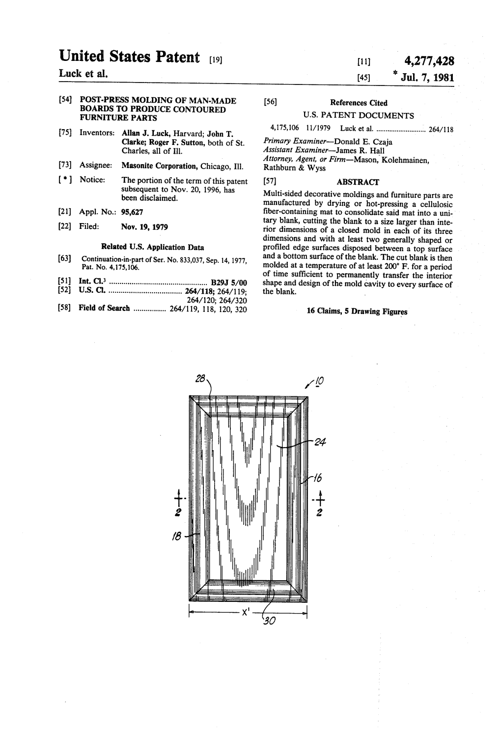 United States Patent (19) 11) 4,277,428 Luck Et Al