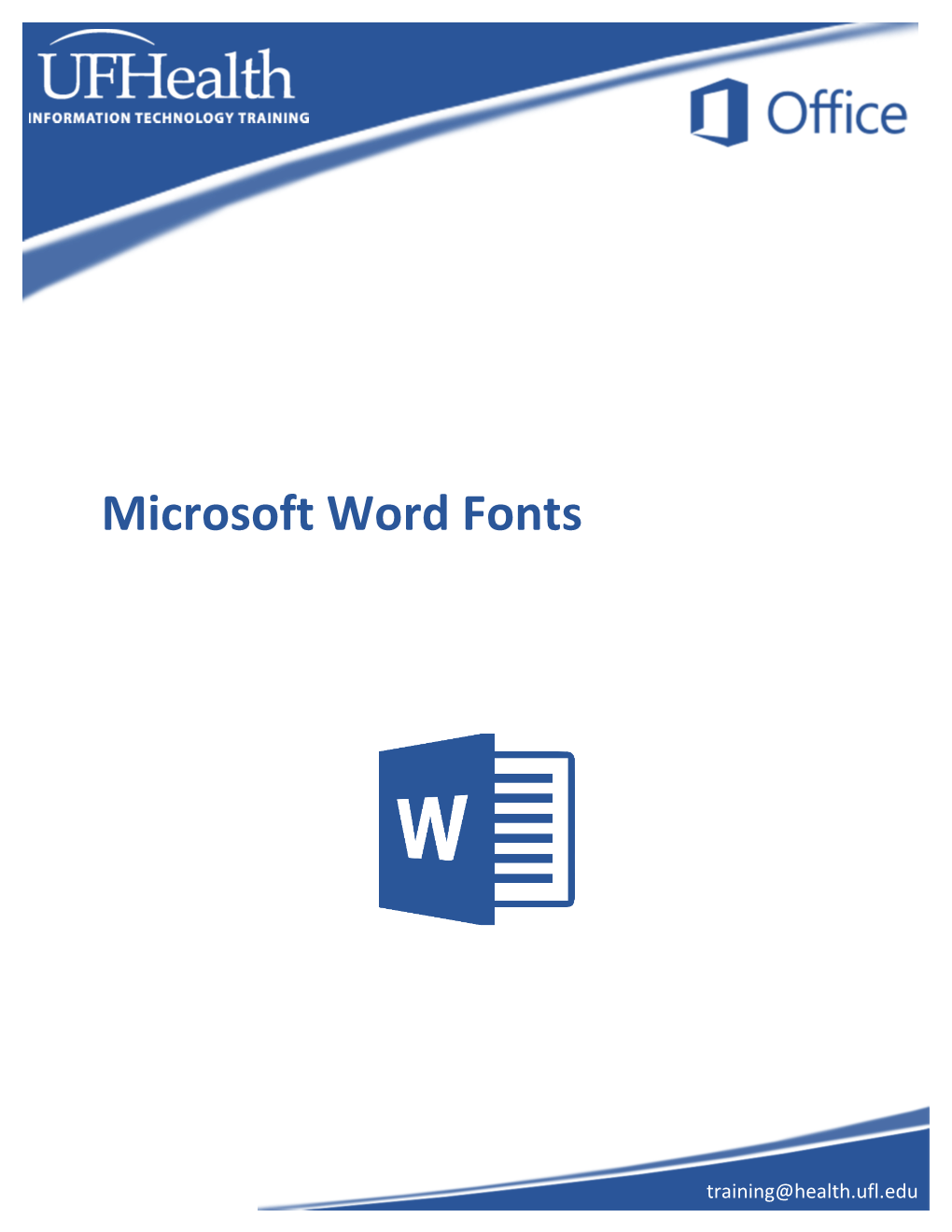 Word 2010 Basics I