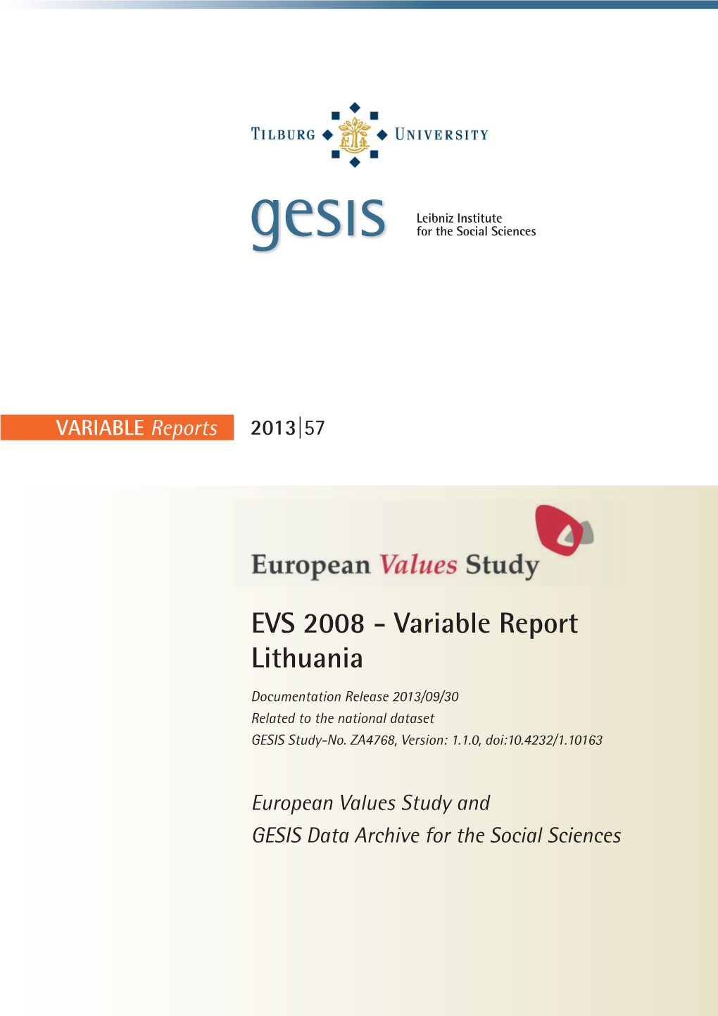 Variable Report ZA4768