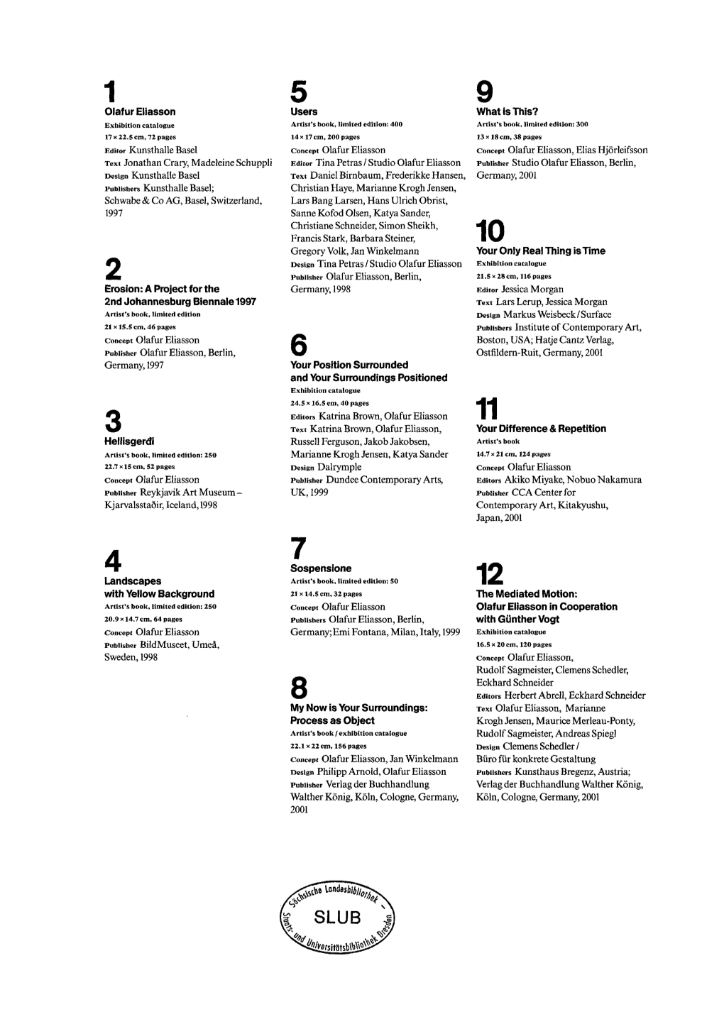 Take Your Time TYT [Take Your Time], Paths of Nature Exhibition Catalogue Vol