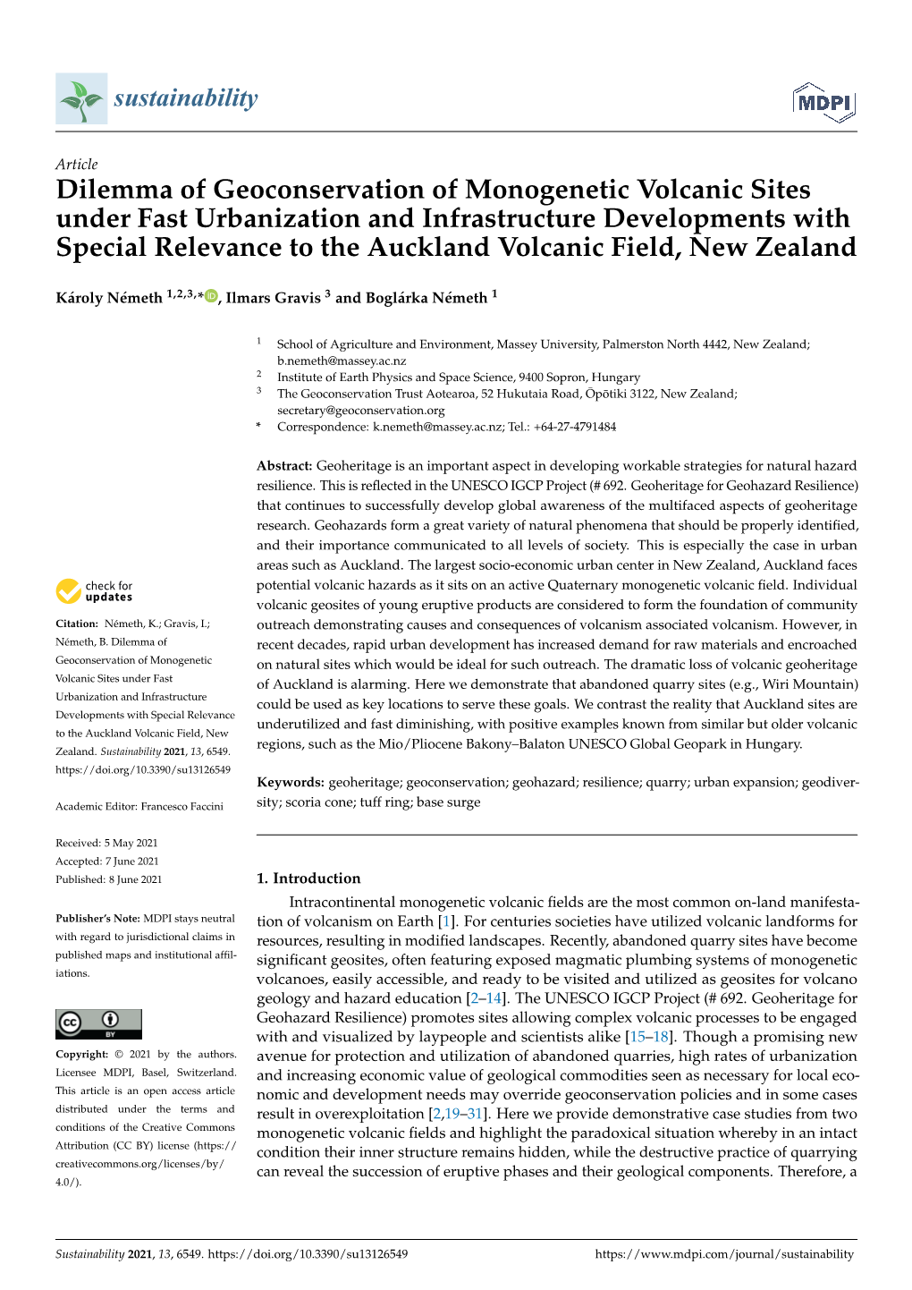 Dilemma of Geoconservation of Monogenetic Volcanic Sites Under Fast Urbanization and Infrastructure Developments with Special Re