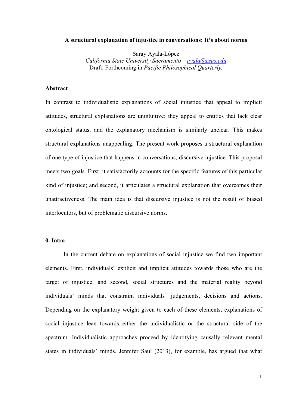 Ayala Structural Explanation Norms