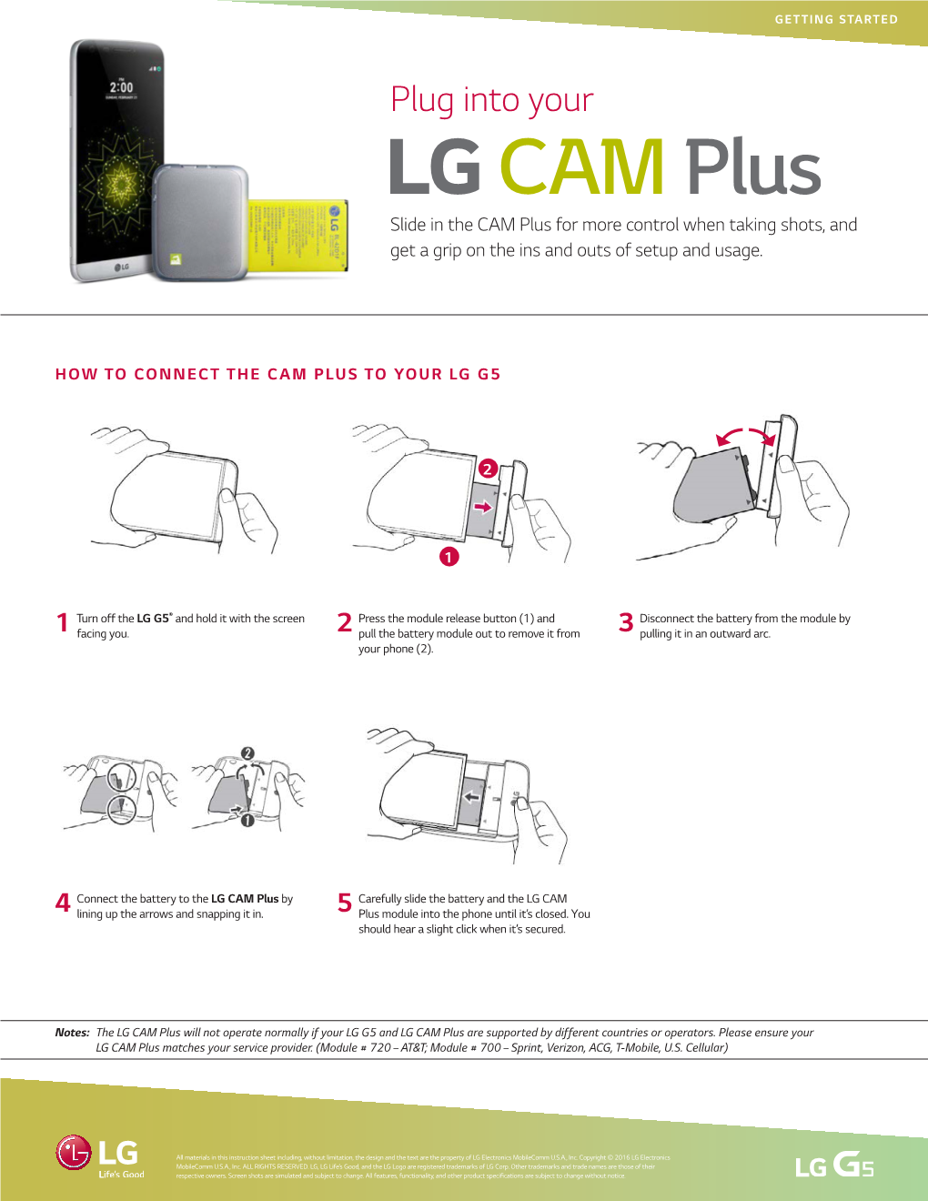 4 Connect the Battery to the LG CAM Plus By