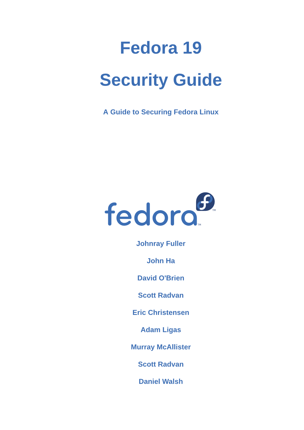 Security Guide