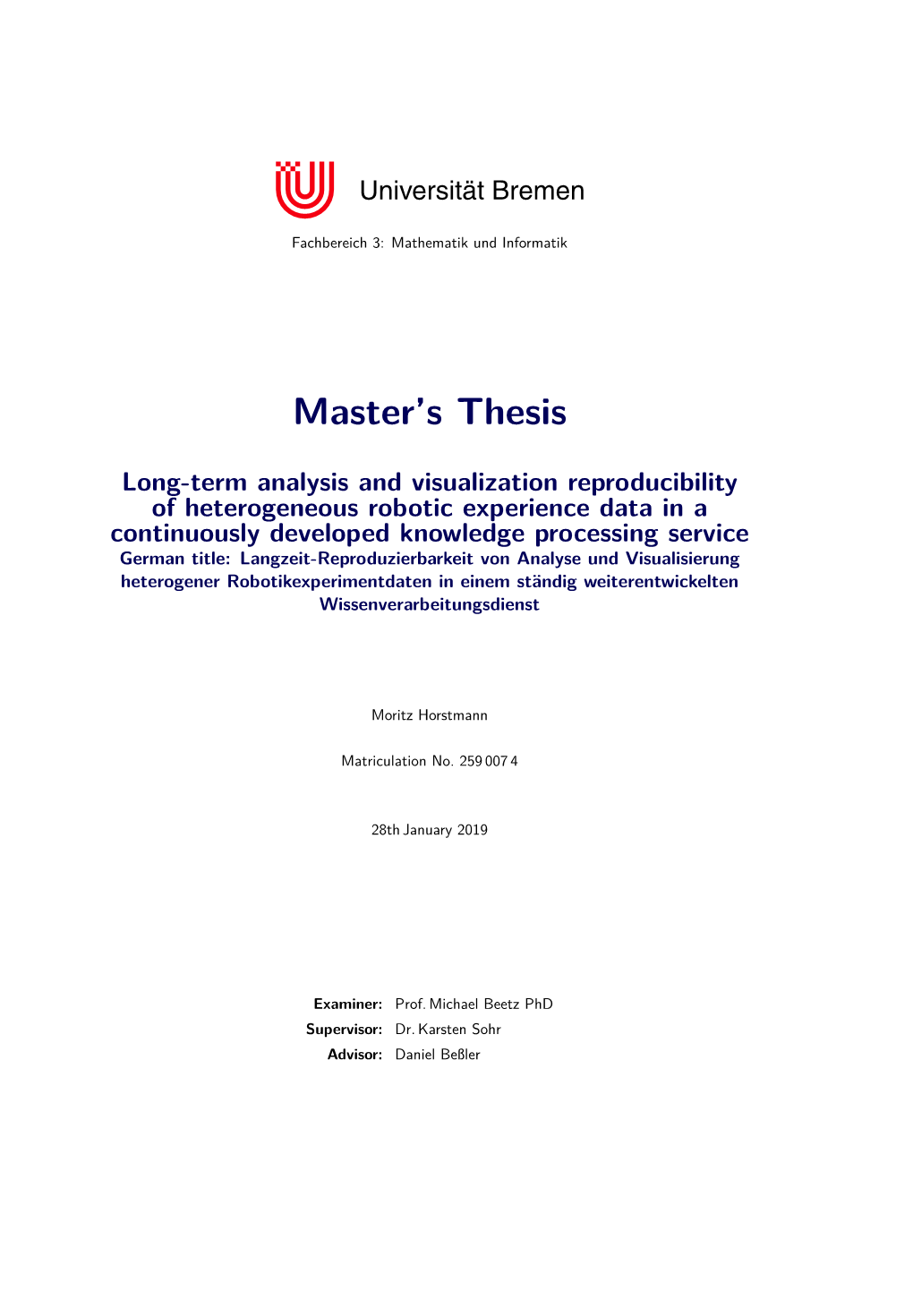 Long-Term Analysis and Visualization Reproducibility of Heterogeneous