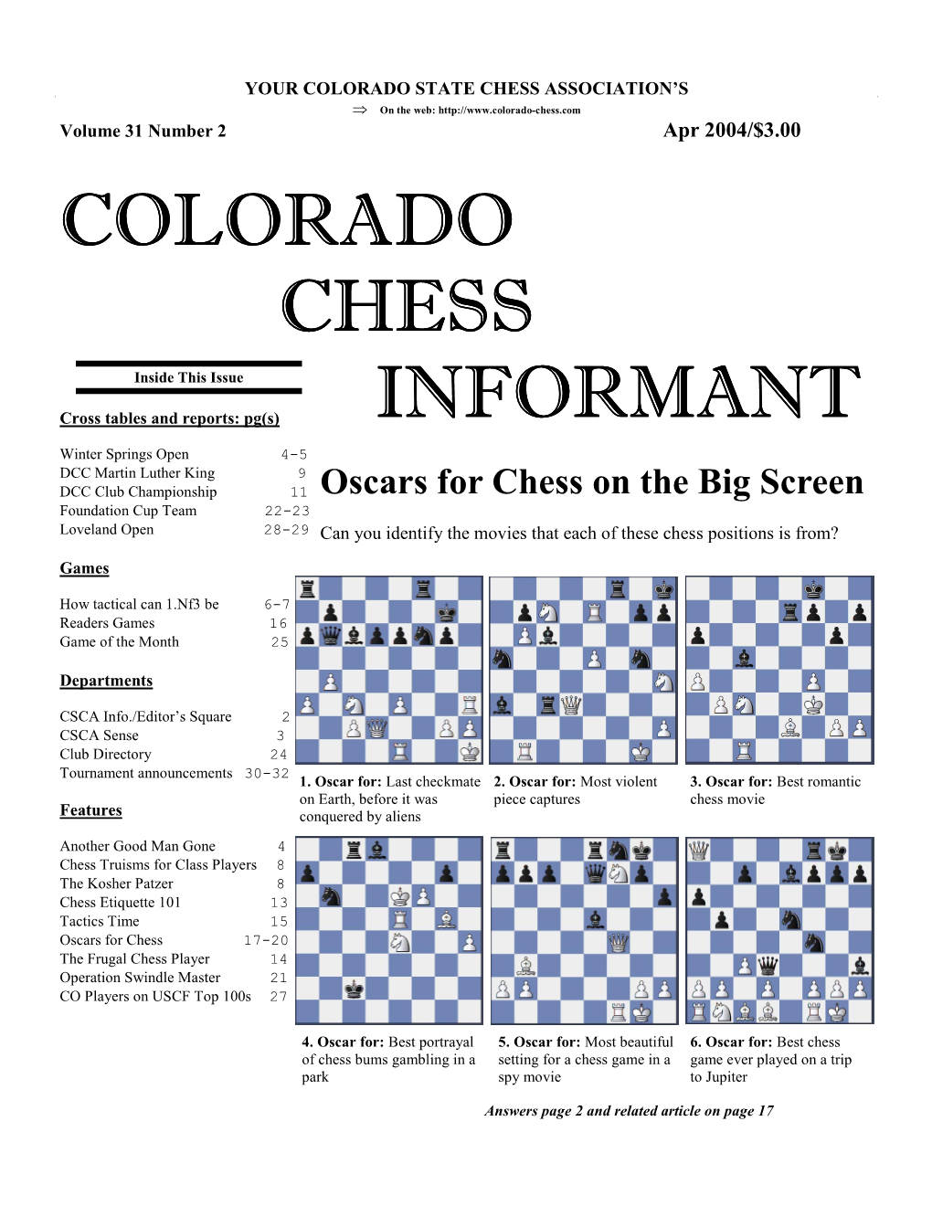 Colorado Chess Informant