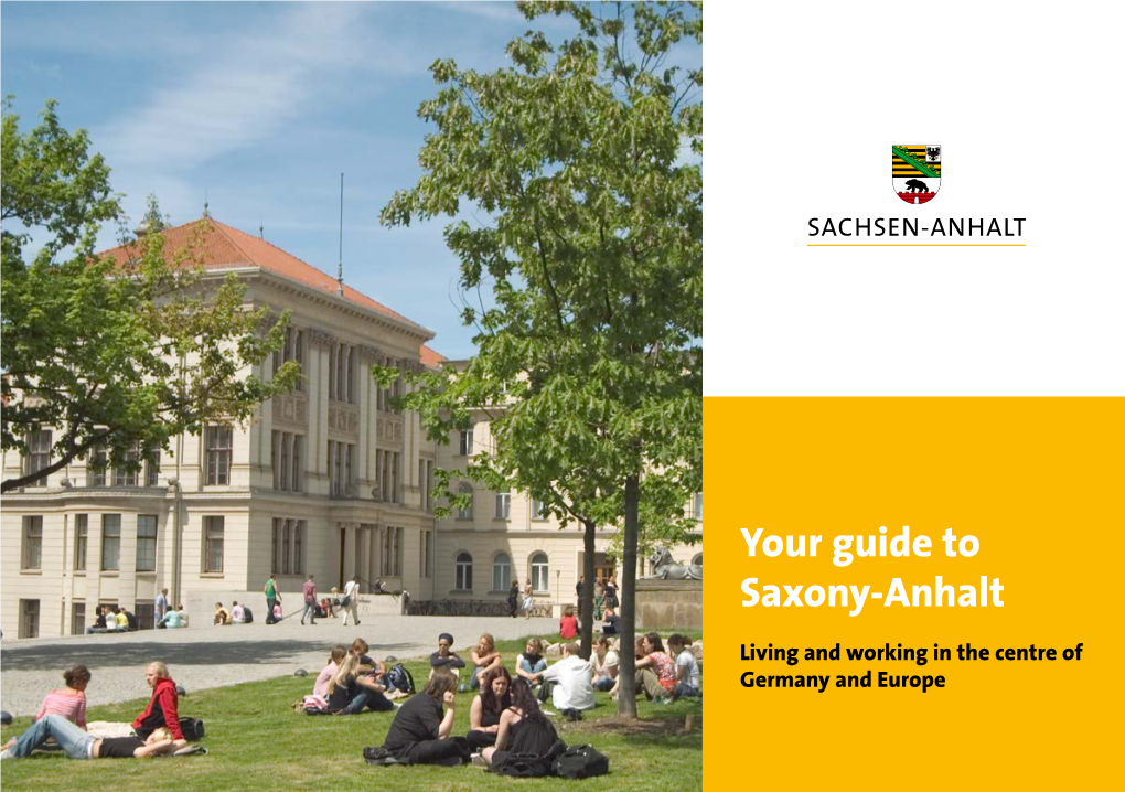 Your Guide to Saxony-Anhalt – Living and Working in the Centre Of