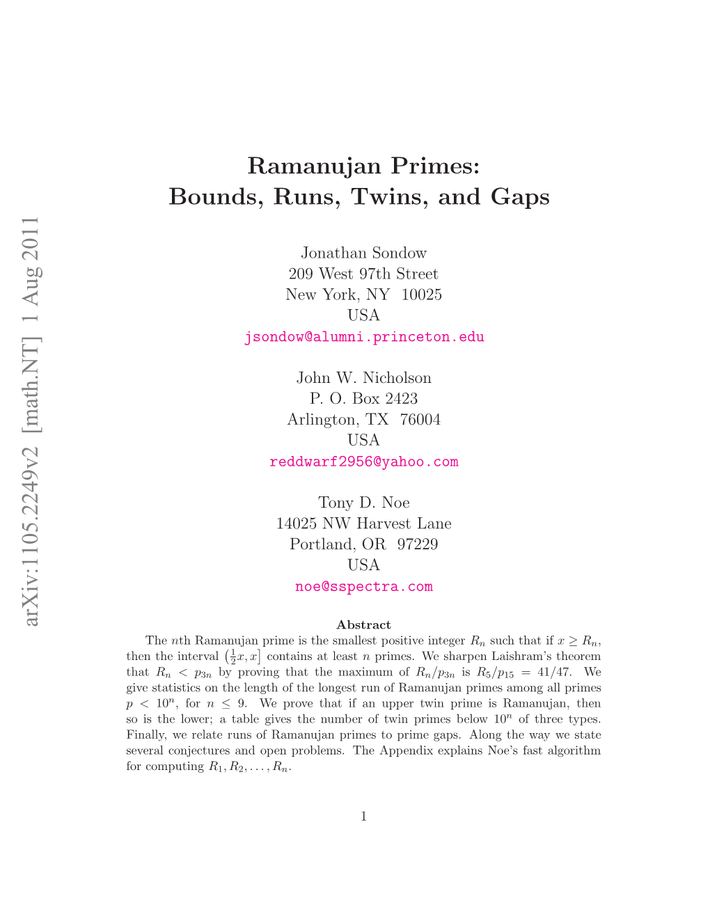 Ramanujan Primes: Bounds, Runs, Twins, and Gaps