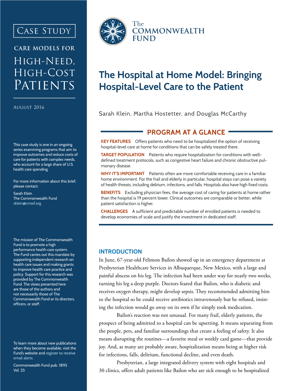 Bringing Hospital-Level Care to the Patient 3