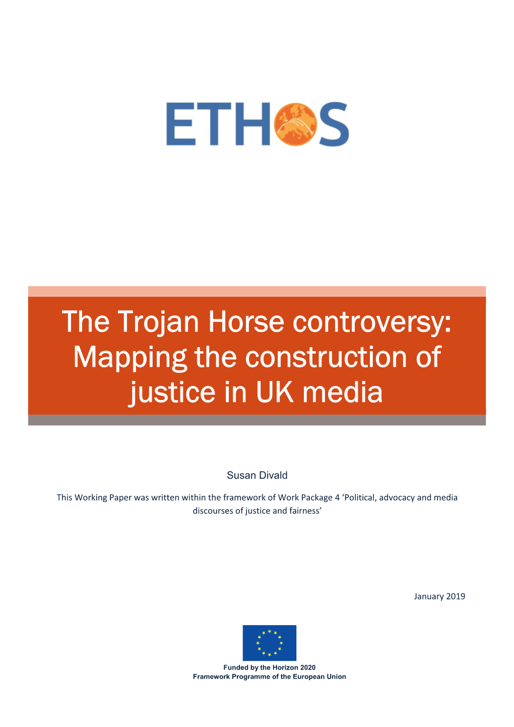 The Trojan Horse Controversy: Mapping the Construction of Justice