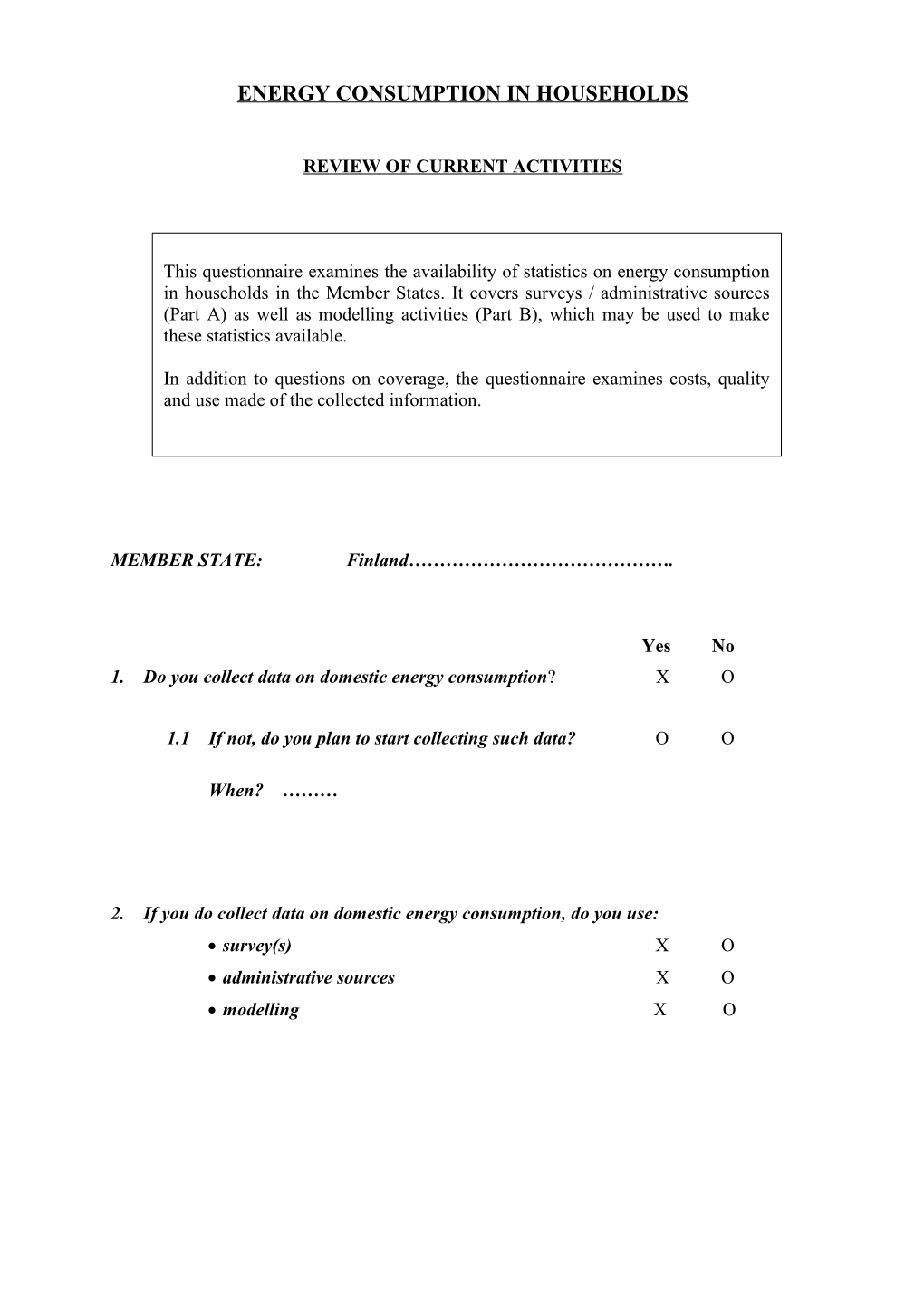 Questionnaire to Review Current Activities and Associated Costs s1