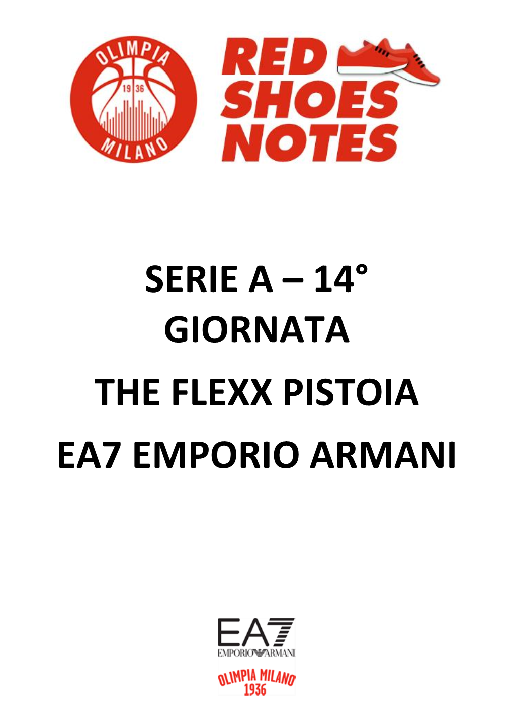 14° Giornata the Flexx Pistoia Ea7 Emporio Armani