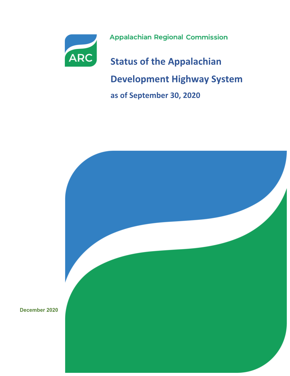 FY 2020 Status of the Appalachian Development Highway System