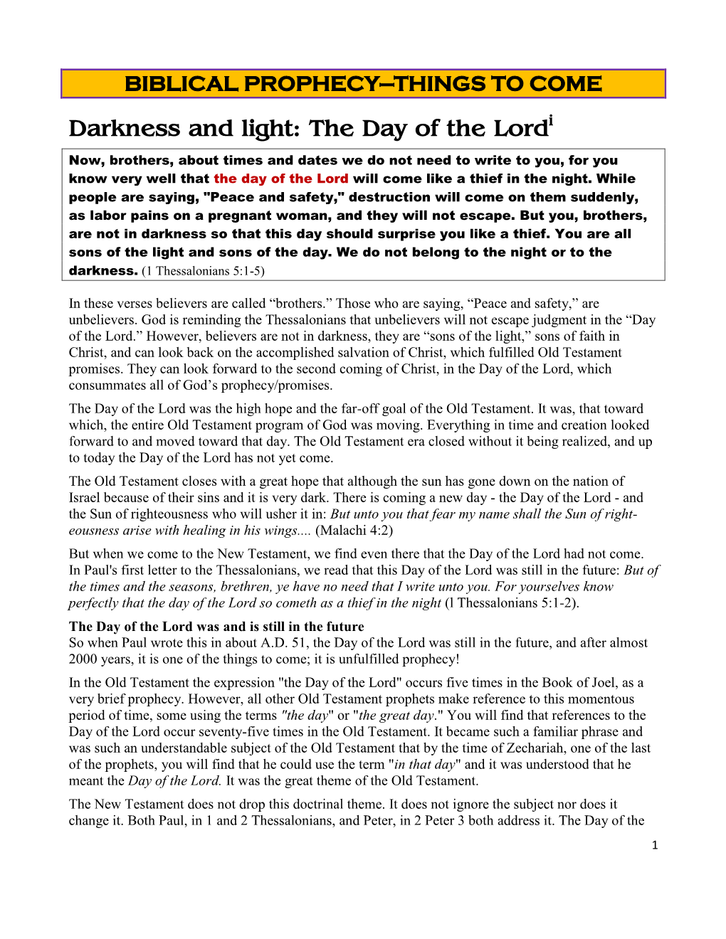 Darkness and Light: the Day of the Lordi