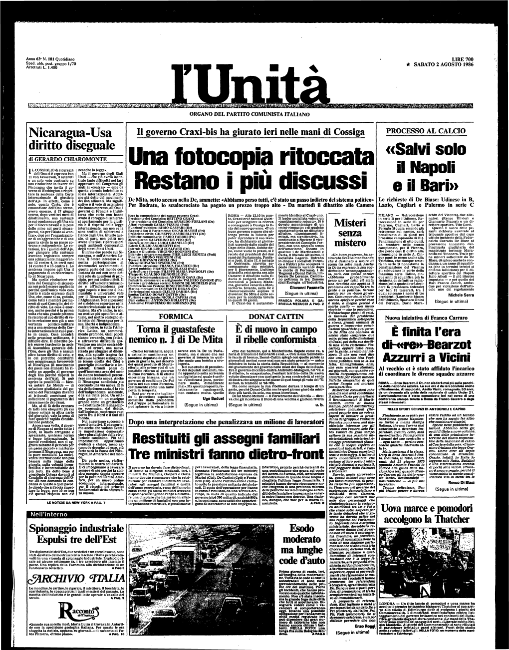 Nicaragua-Usa Diritto Diseguale