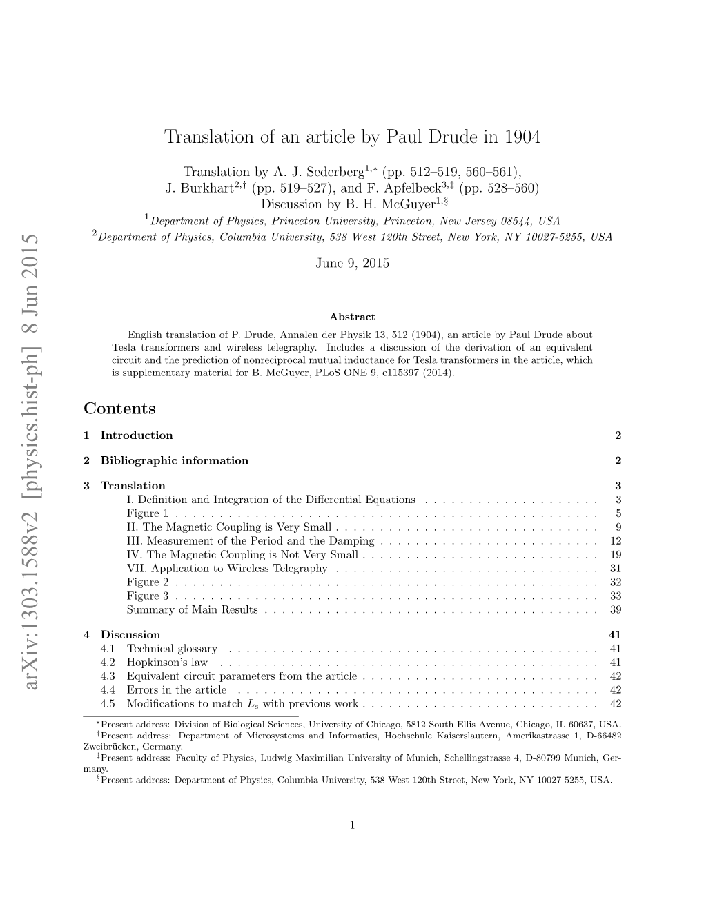 Arxiv:1303.1588V2 [Physics.Hist-Ph] 8 Jun 2015 4.4 Errors in the Article