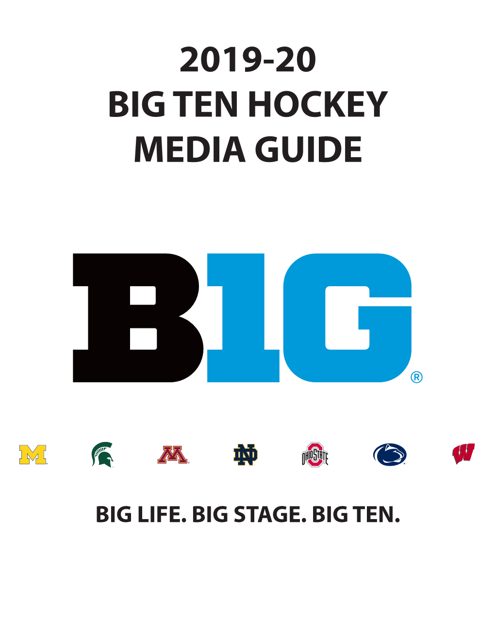 2019-20 Big Ten Hockey Media Guide