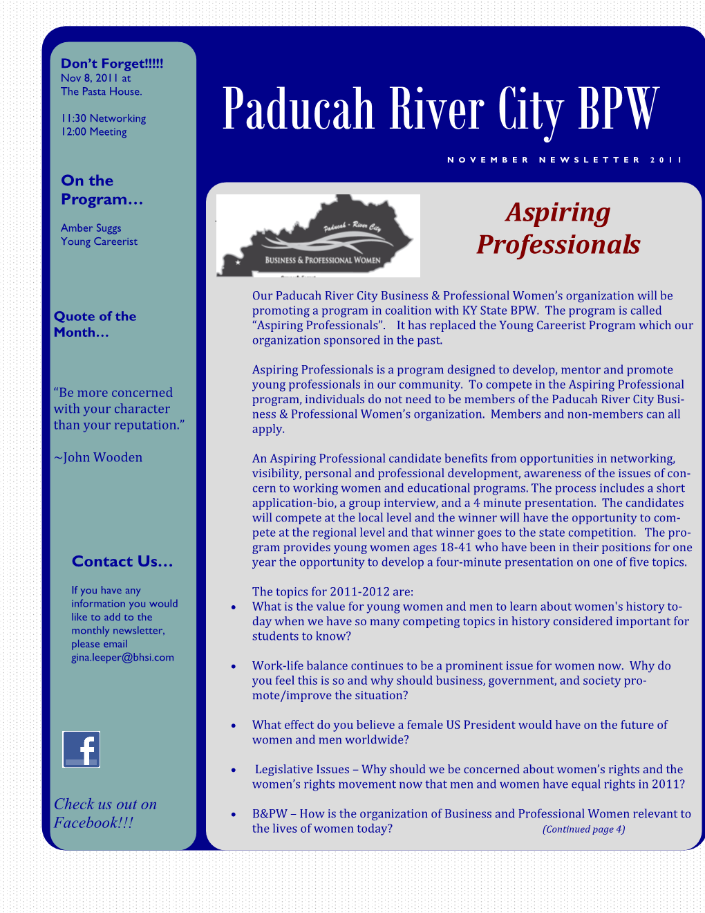 Paducah River City BPW