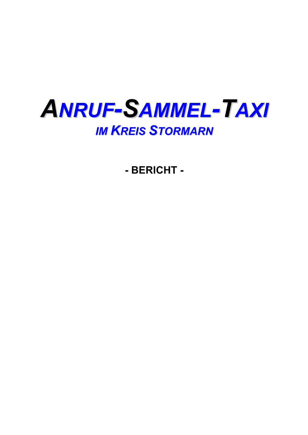 Anruf -Sammel -Taxi