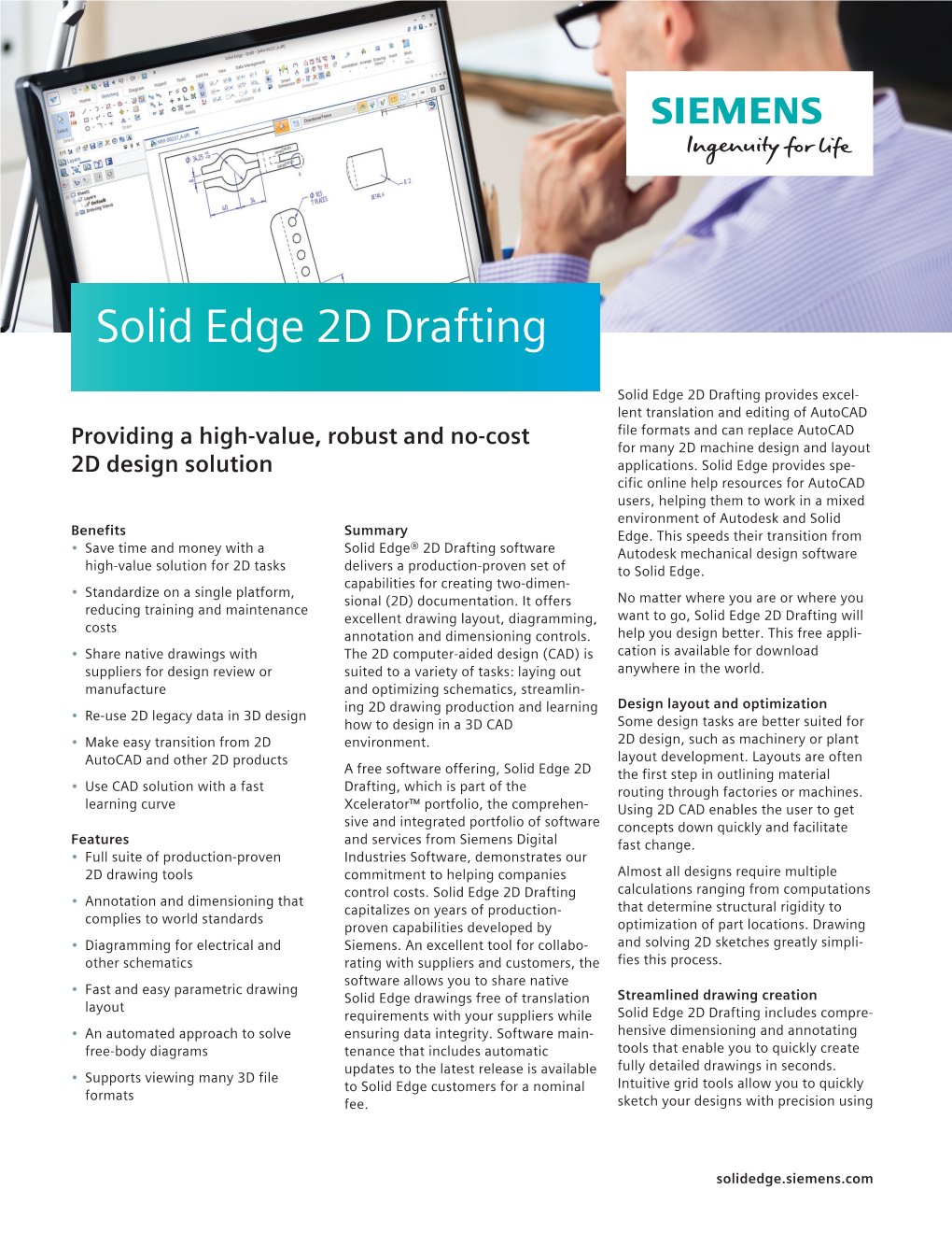 Solid Edge 2D Drafting