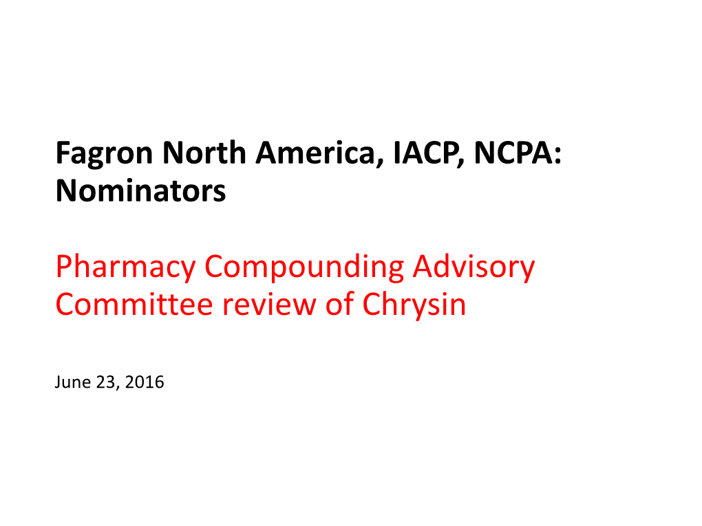 Nominators Pharmacy Compounding