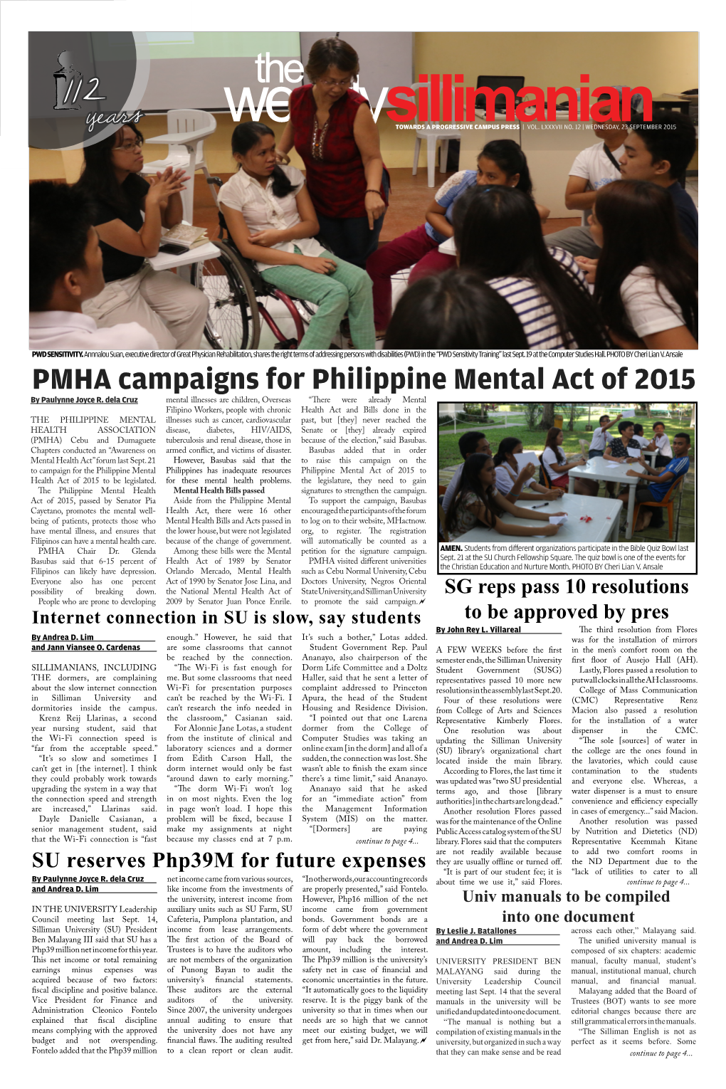 PMHA Campaigns for Philippine Mental Act of 2015 by Paulynne Joyce R