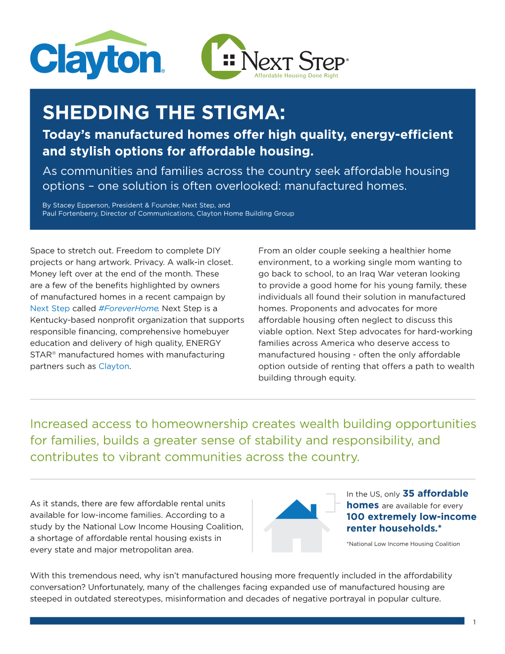 Shedding the Stigma: the Value of Manufactured Homes