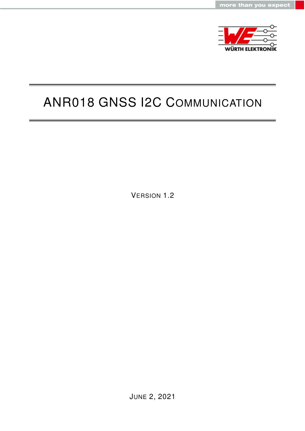 Anr018 Gnss I2c Communication