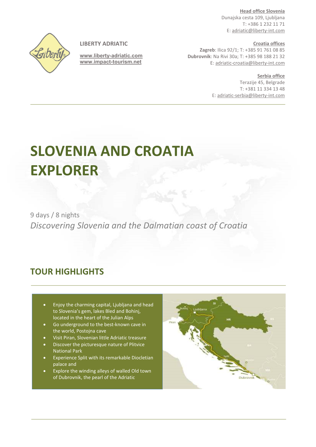 Slovenia and Croatia Explorer