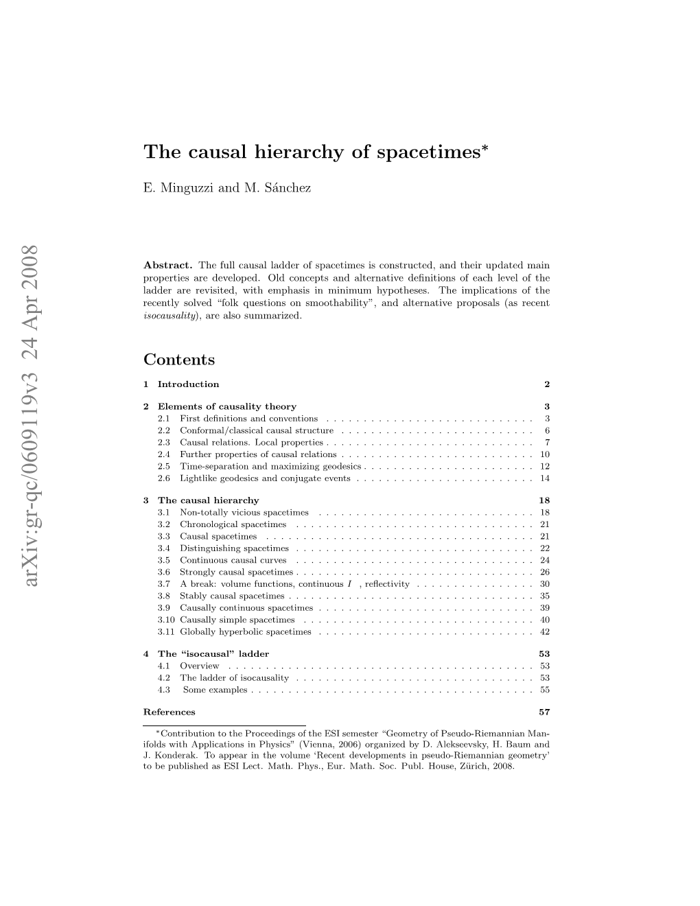 The Causal Hierarchy of Spacetimes 3