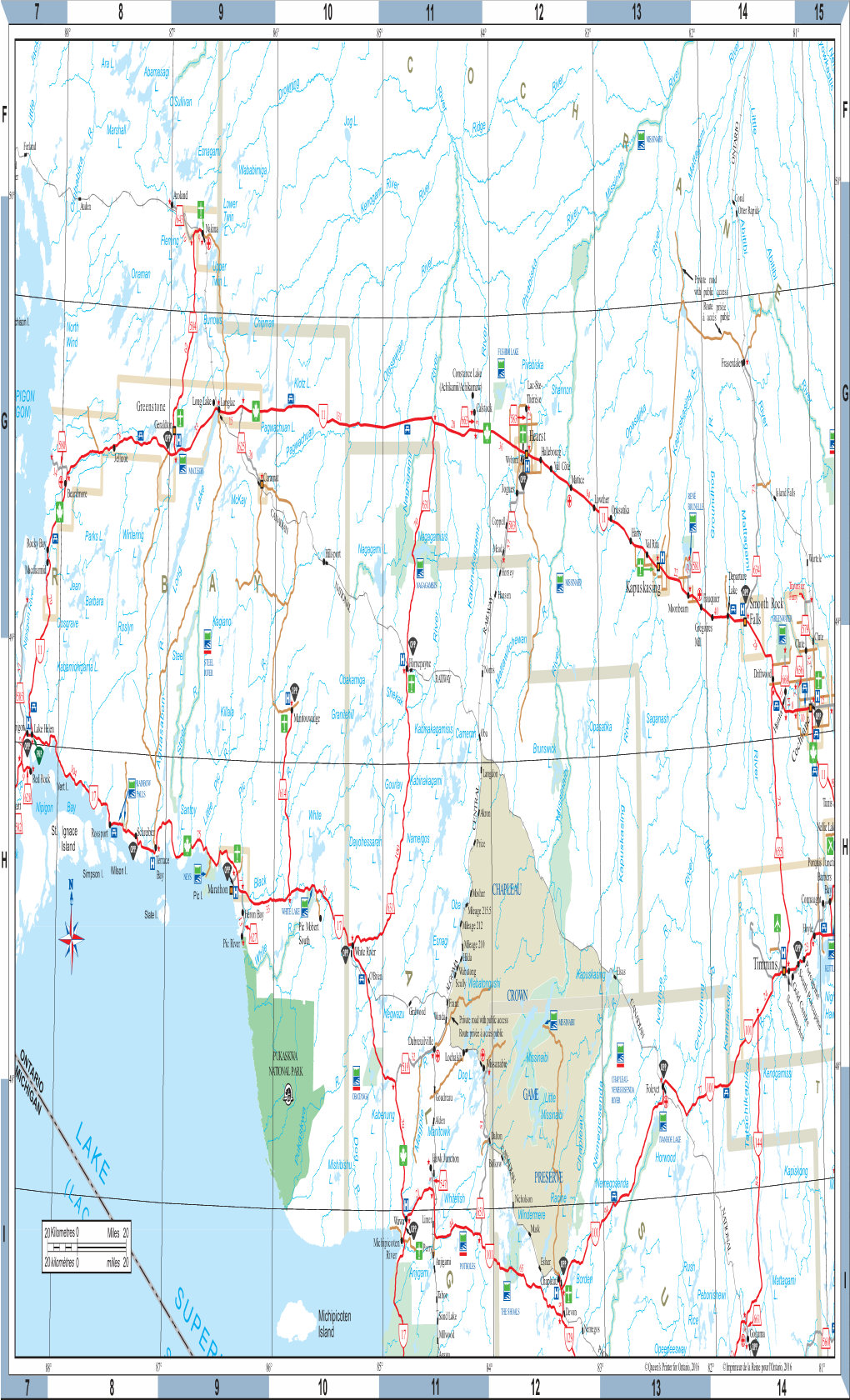 Official Road Map of Ontario