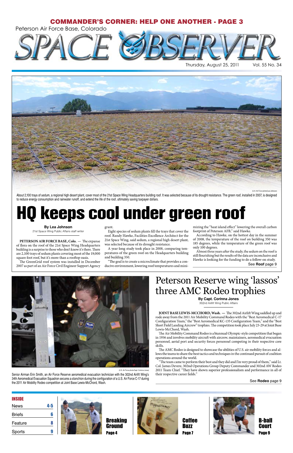 HQ Keeps Cool Under Green Roof by Lea Johnson Grant