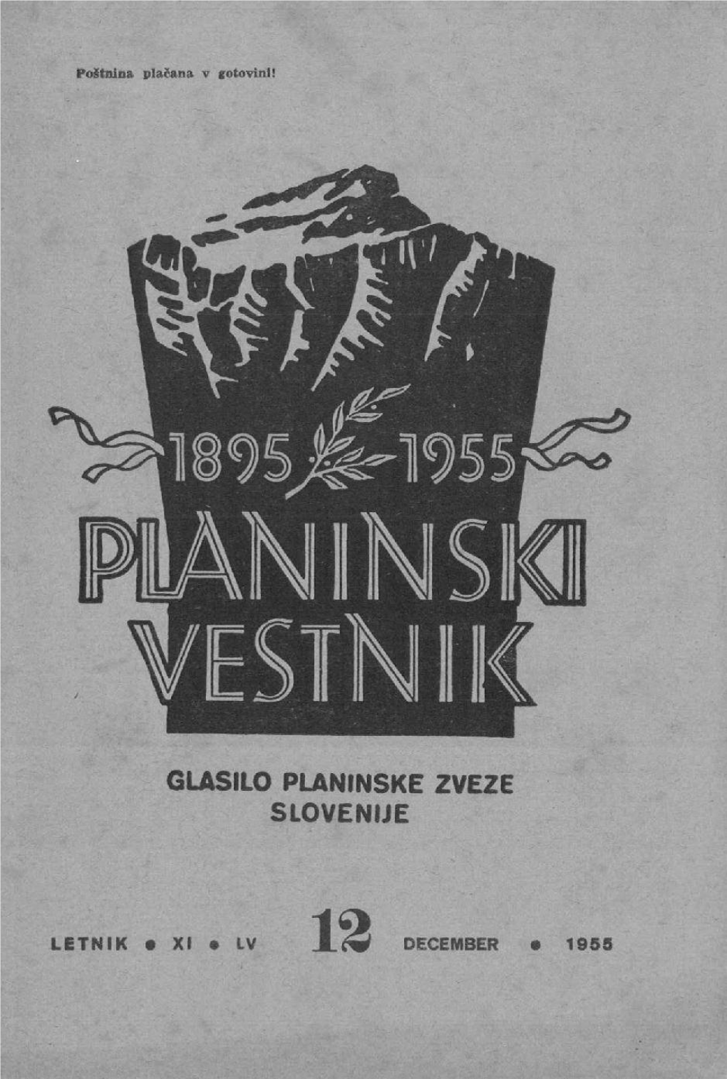 Glasilo Planinske Zveze Slovenije