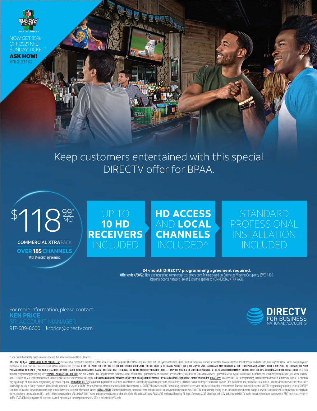 DIRECTV Sell Sheet