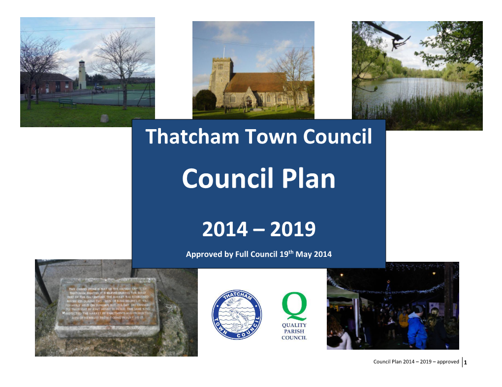 Thatcham Town Council Plan 2014