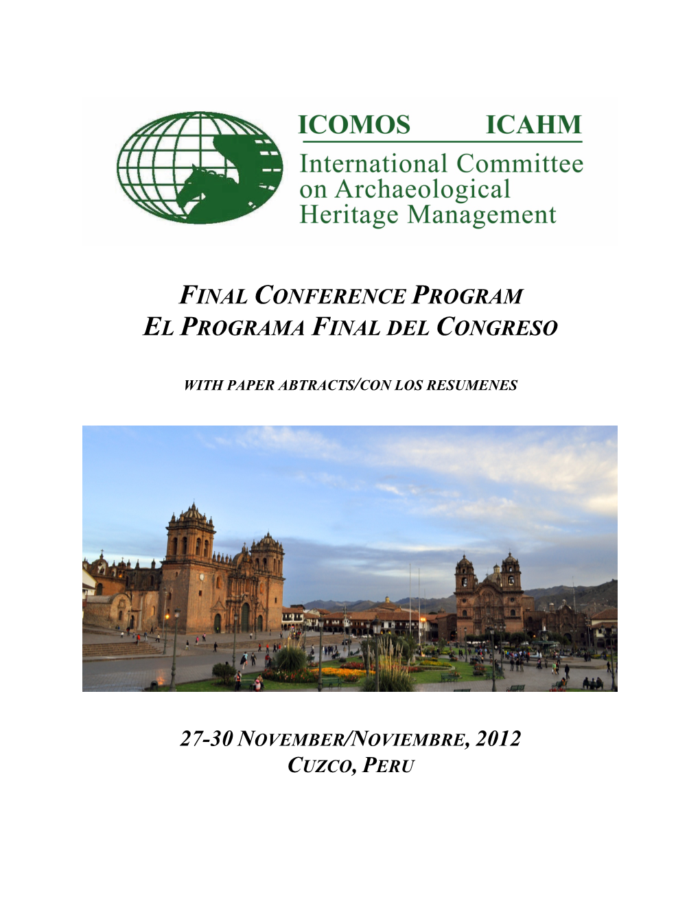 ICAHM Final Program