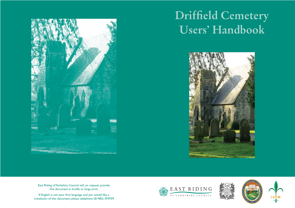 Driffield Cemetery Users' Handbook