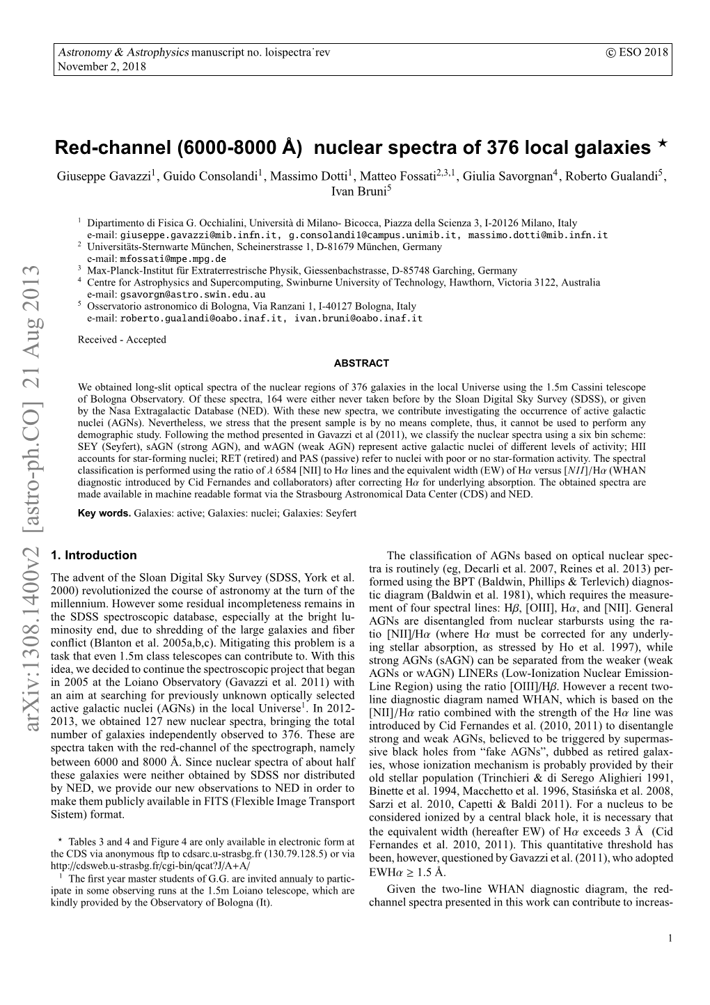 Red-Channel (6000-8000 {\AA}) Nuclear Spectra of 376 Local Galaxies