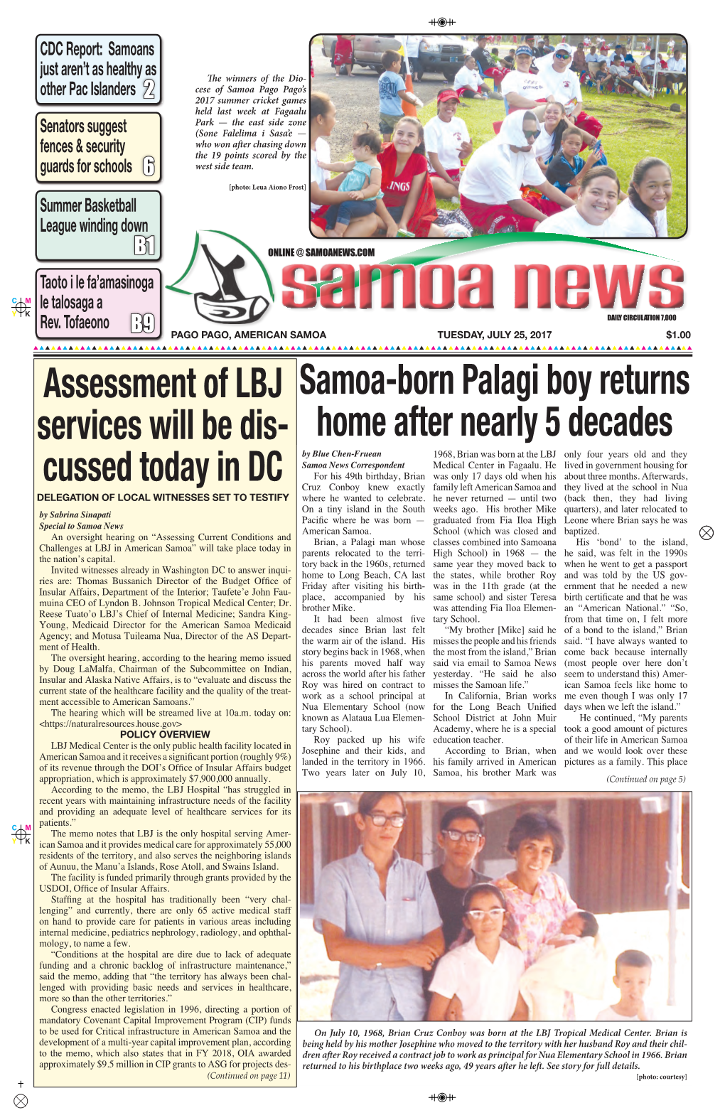 Samoa-Born Palagi Boy Returns Home After Nearly 5