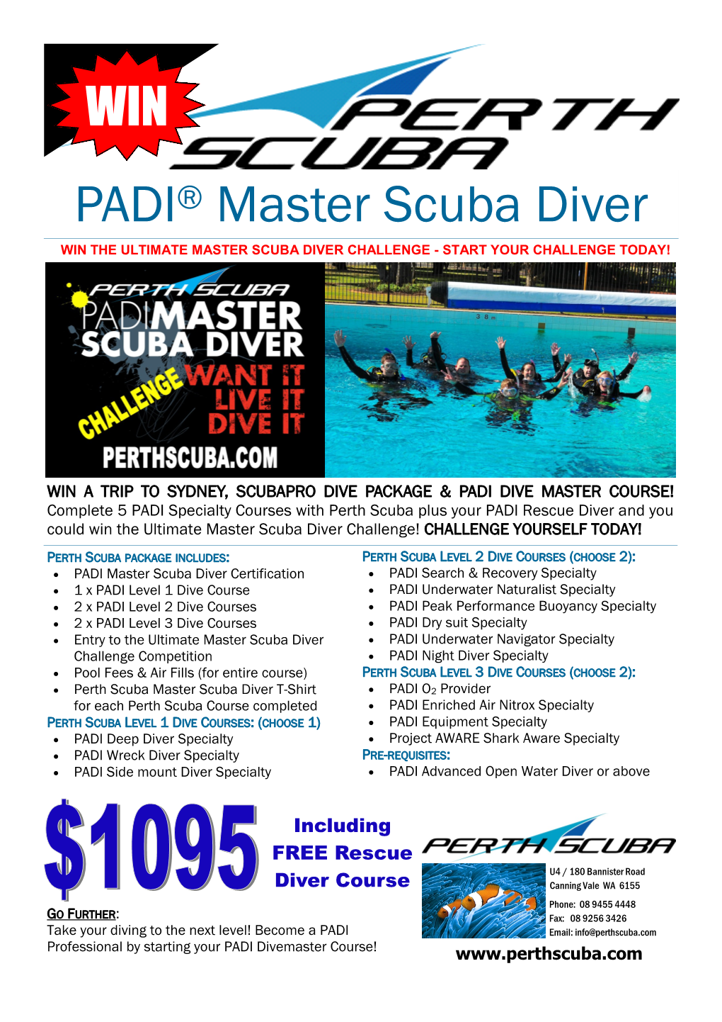 PADI® Master Scuba Diver