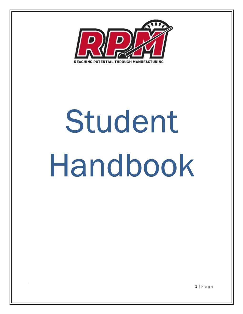 Student Handbook