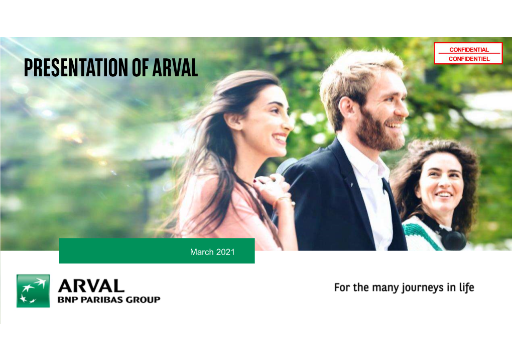 Presentation of Arval
