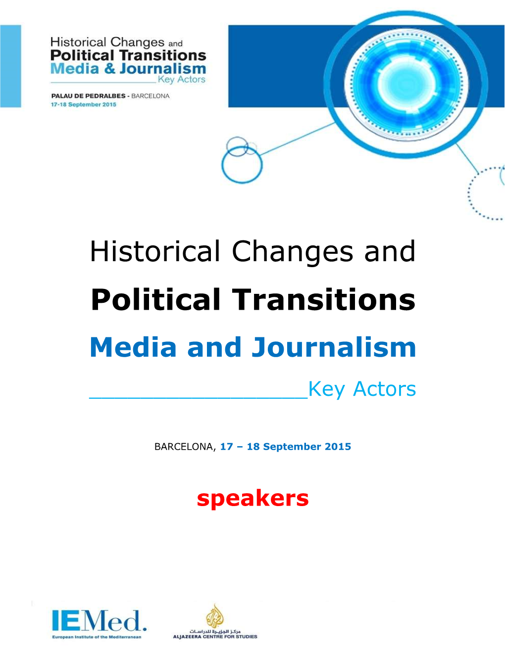 Political Transitions Media and Journalism