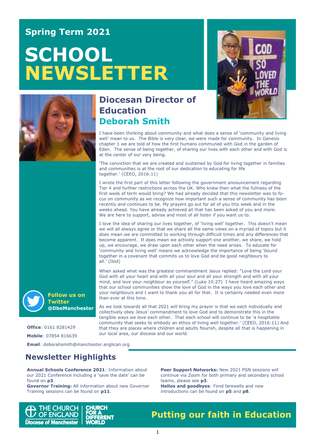 School Newsletter Spring 2021