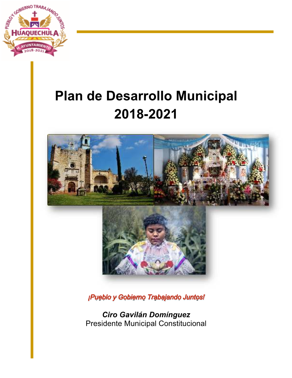 Plan De Desarrollo Municipal 2018-2021