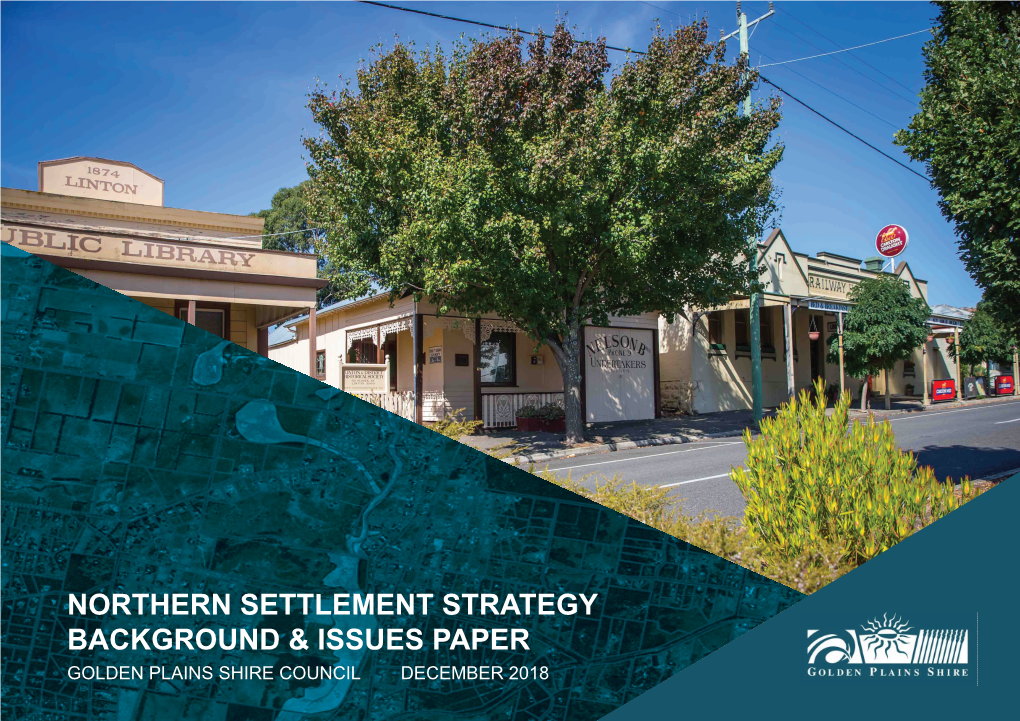 Northern Settlement Strategy Background & Issues Paper