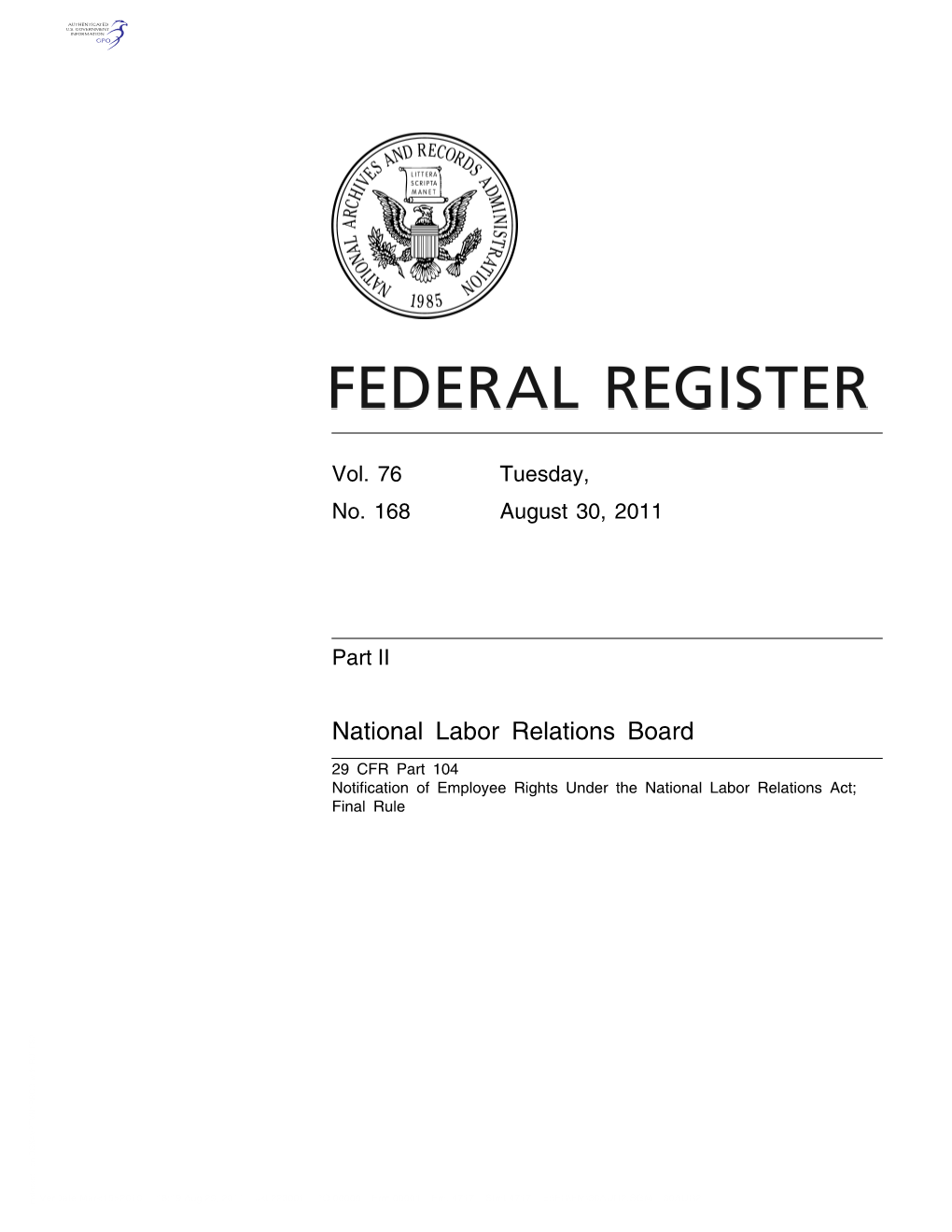 National Labor Relations Board