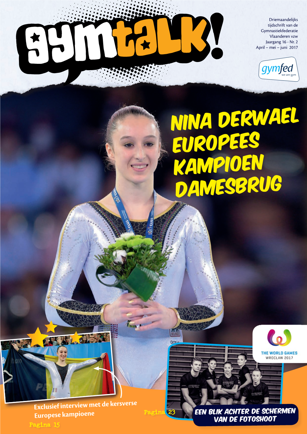 Nina Derwael Europees Kampioen Damesbrug